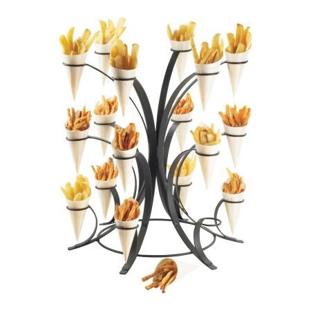 Cal-Mil Cal-Mil Multi-Tier Cone Display 20"D x 20-1/2"H Black 3330-13